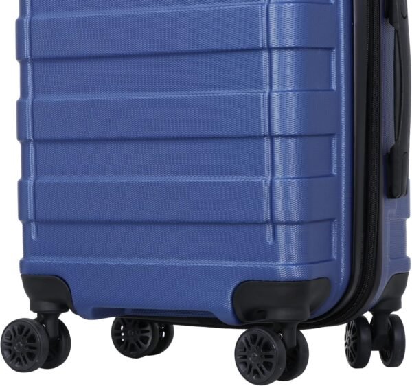 22 Inch Hardside Expandable Luggage ,Carry On Luggage With Spinner Wheels,Travel Suitcase Deep Blue - Image 9