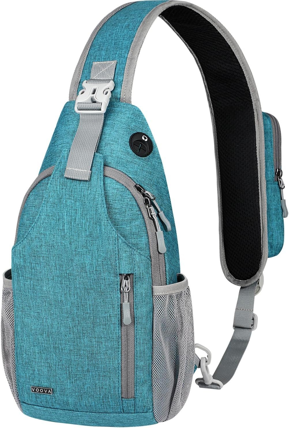 Voova Crossbody Sling Backpack Sling Bag for Men Women, Travel Hiking Chest Bag Daypack, Small over the Shoulder Backpack - Image 2