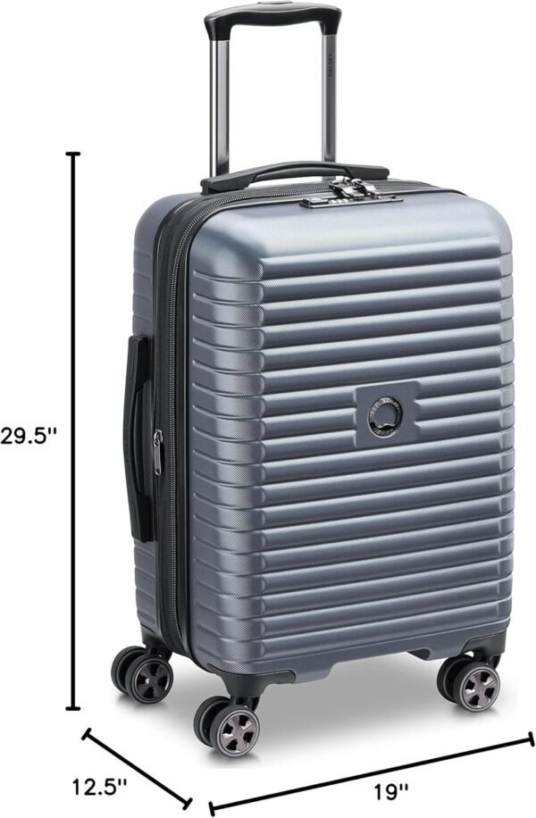 DELSEY Paris Cruise 3.0 Hardside Expandable Luggage with Spinner Wheels, Graphite, 2-Piece Set (21/28) - Image 11