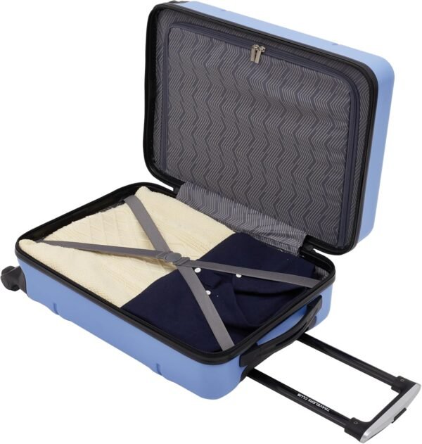 Travelers Club Spinner Luggage, Skyline Blue, 20-Inch Carry-On - Image 7