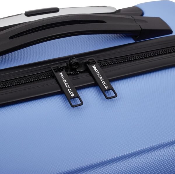 Travelers Club Spinner Luggage, Skyline Blue, 20-Inch Carry-On - Image 8