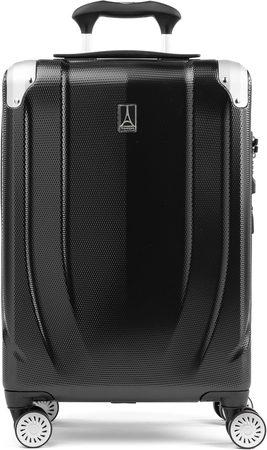 Travelpro Pathways 3 Hardside Expandable Luggage, 8 Spinner Wheels, Lightweight Hard Shell Suitcase, Carry On 21 Inch, Black Knight - Image 2