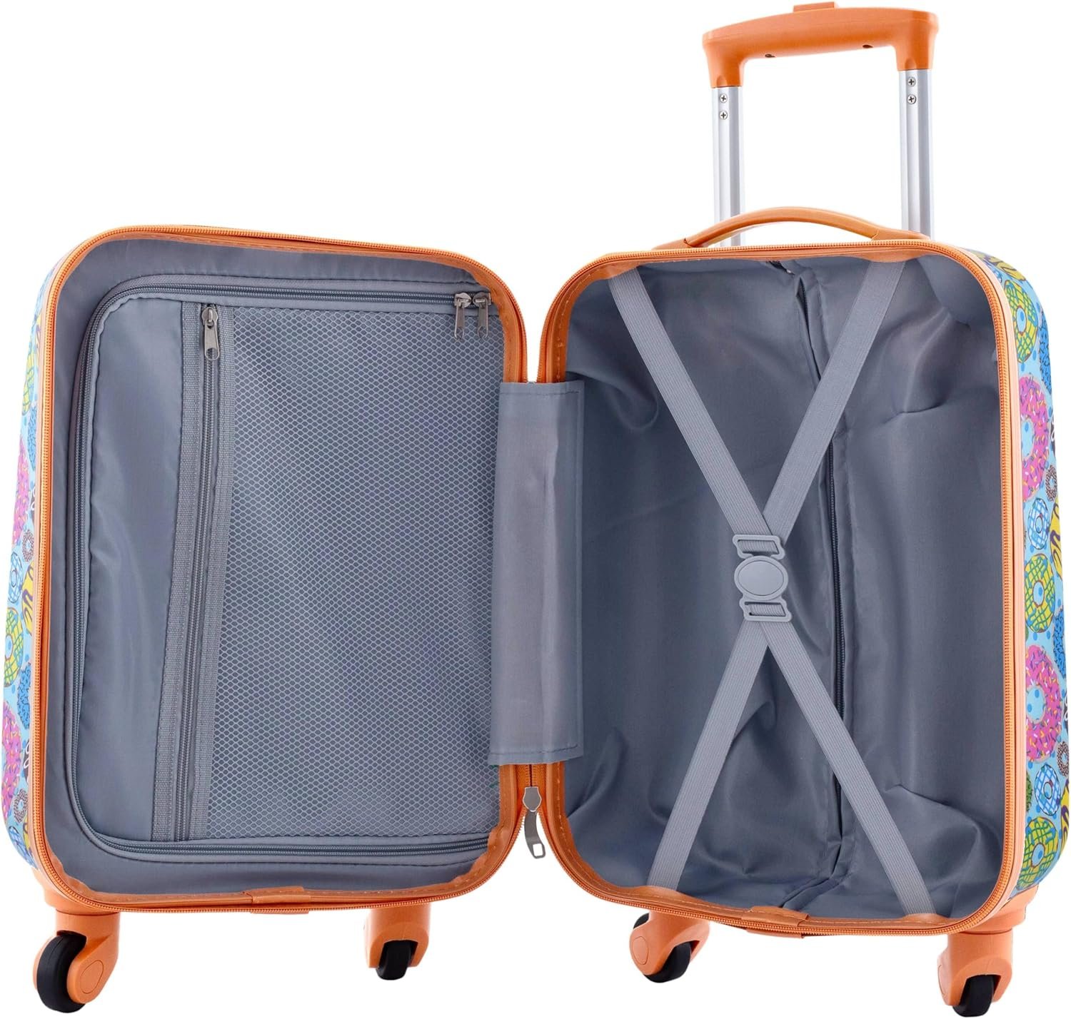 Travelers Club 5 Piece Kids' Luggage Set, Donut - Image 5