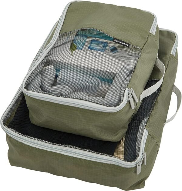 Wrangler Elysium Luggage & Packing Cubes, Green, 4 Piece Set - Image 8