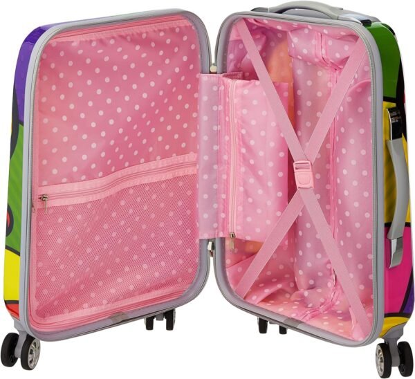 Rockland Vision Hardside Spinner Wheel Luggage, Assorted/Multicolor, Carry-On 20-Inch - Image 6