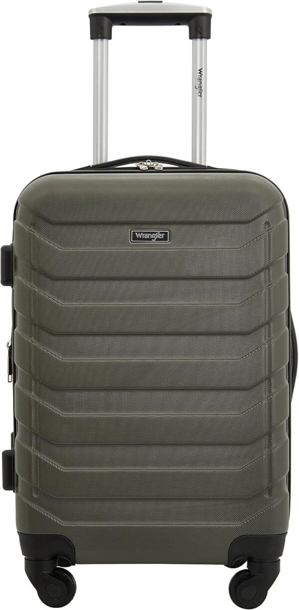 Wrangler Elysium Luggage & Packing Cubes, Green, 4 Piece Set - Image 3