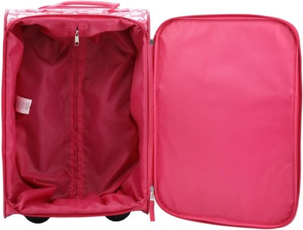 Bioworld Adorable Pink Squishmallows Youth 18 inch Travel Pilot Case Carry-on Luggage - Image 5