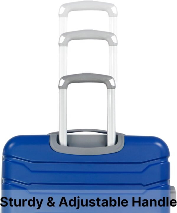 Olympia U.S.A. Denmark 3-Piece Expandable Lightweight Suitcase Hardside Luggage Set with Double Spinner Wheels, Multi Grip, Locking System Navy - Image 7