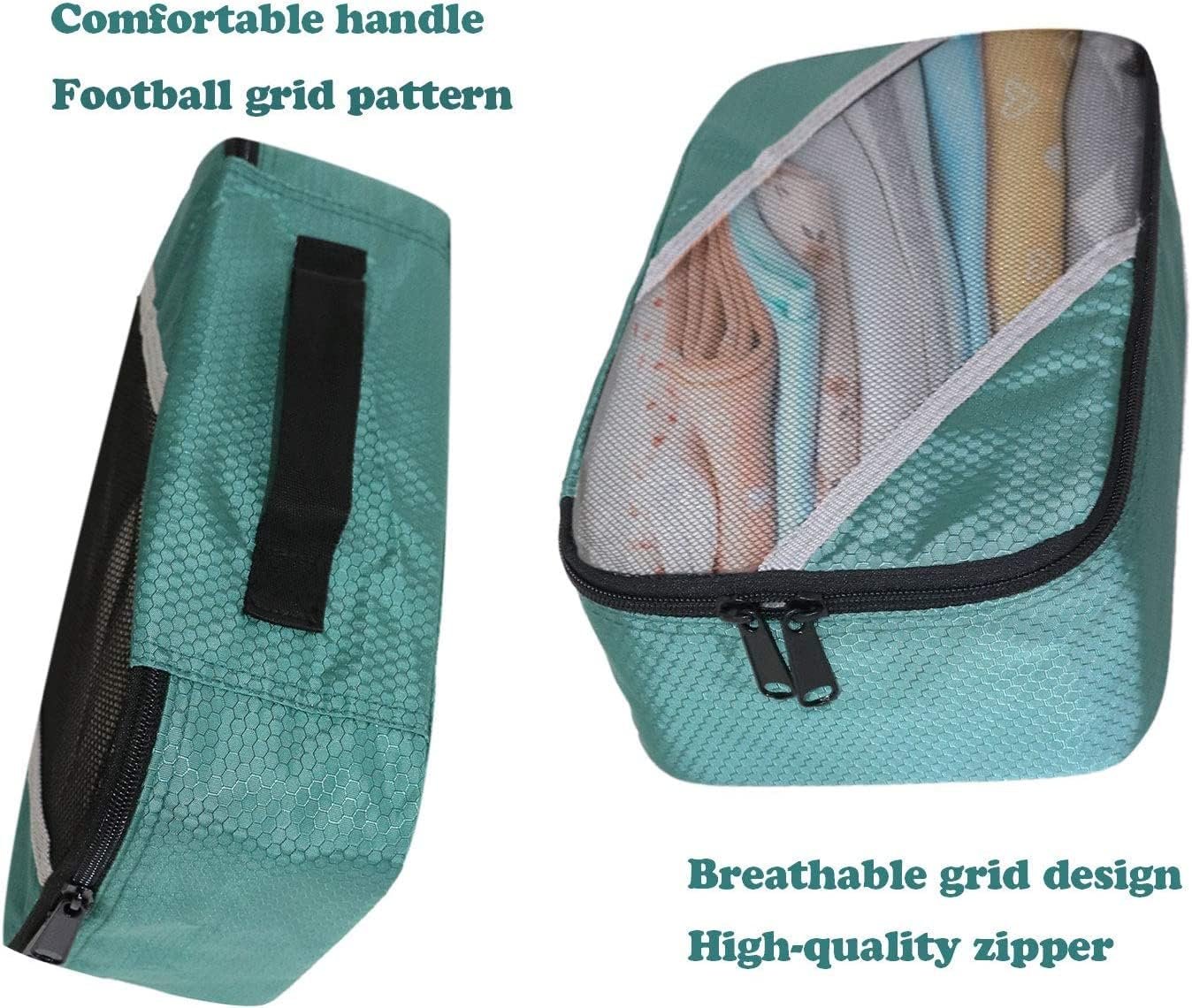 Packing Cubes for Travel 5 Set - Compression Luggage Organizers Bags, 3 Various Sizes - Image 6
