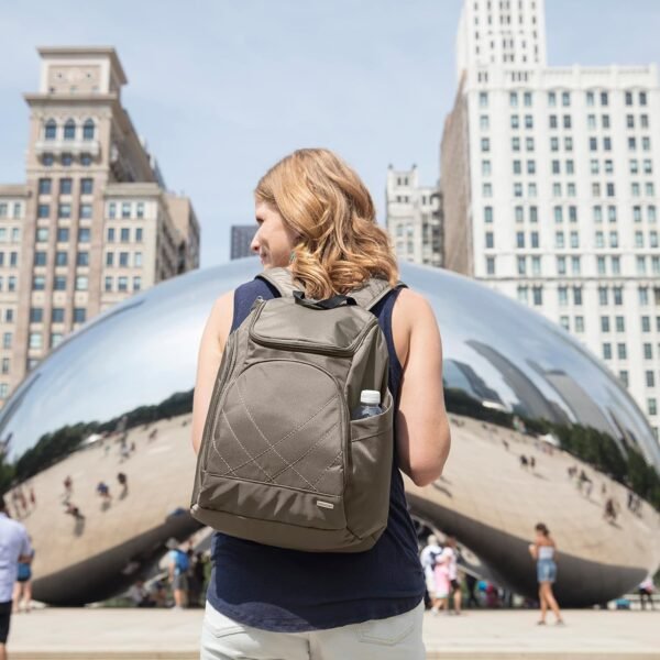 Travelon Anti Theft Classic Backpack Backpack, Nutmeg - Image 8