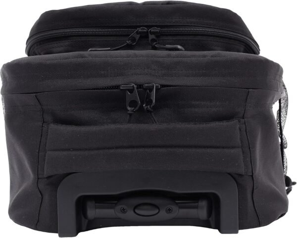 Travelers Club Rolling Backpack, Black, 18 Inch - Image 11