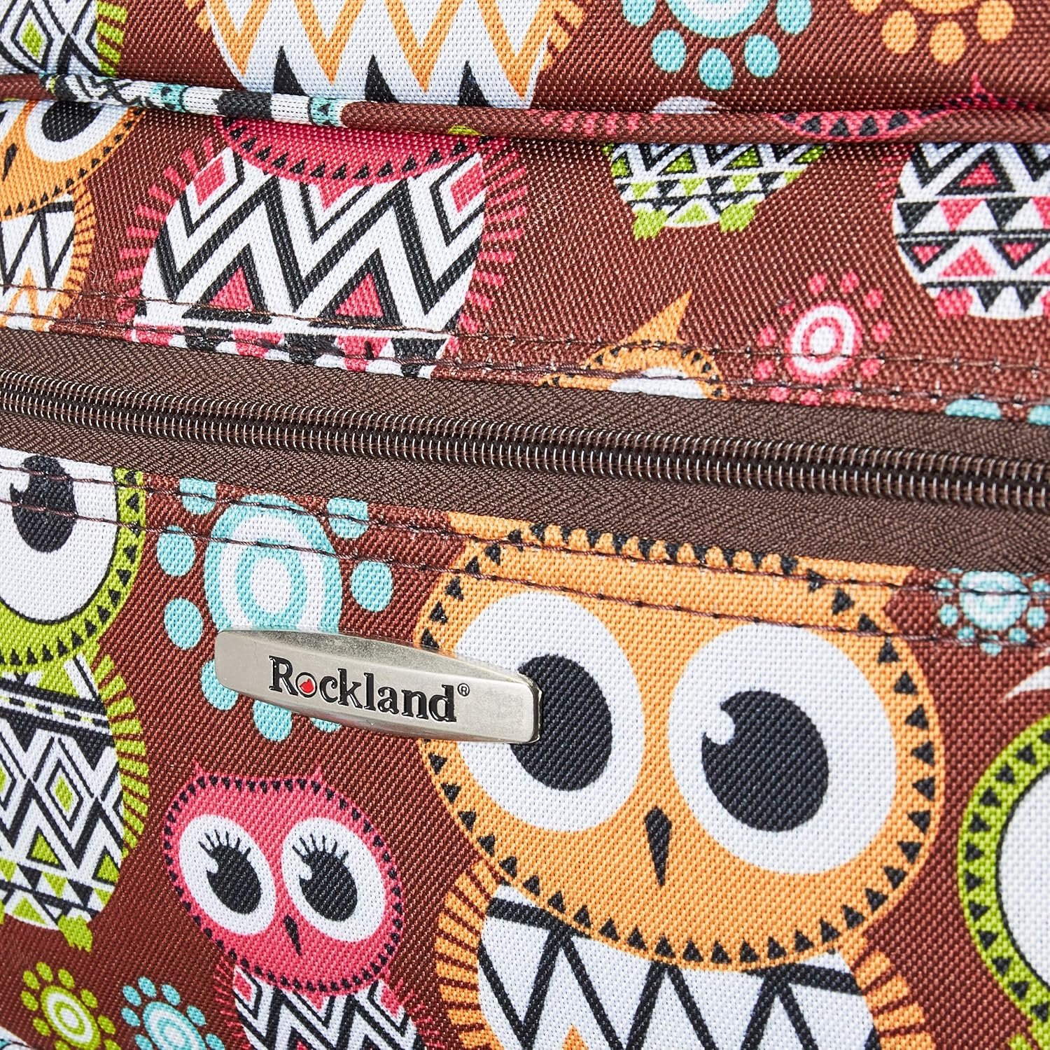 Rockland Fashion Softside Upright Luggage Set, Expandable, Owl, 2-Piece (14/19) - Image 9