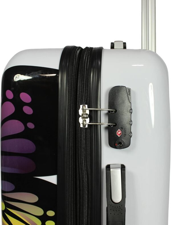 World Traveler Butterfly Luggage, 4-Piece Set - Image 11