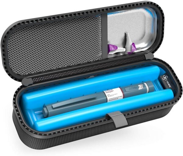SHBC Upgraded Cold Effect PCM Insulin Pen Carrying Case Portable Medical Cooler Bag for Diabetes Convenient to Changing Needles with Each Injection - Image 2
