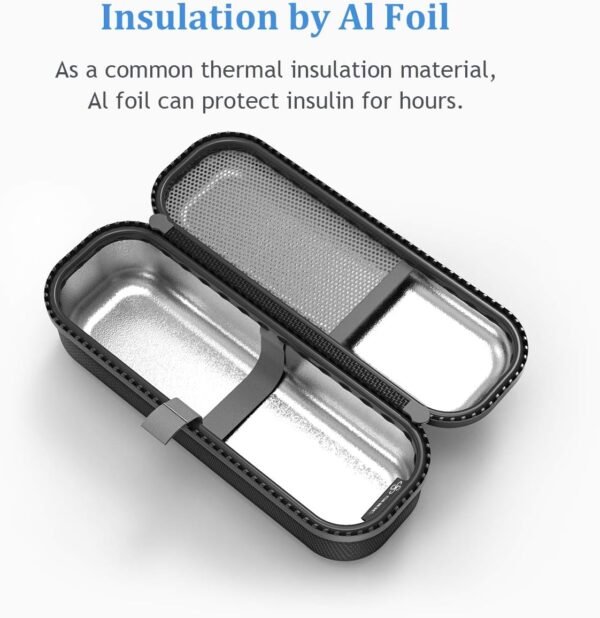 SHBC Upgraded Cold Effect PCM Insulin Pen Carrying Case Portable Medical Cooler Bag for Diabetes Convenient to Changing Needles with Each Injection - Image 6