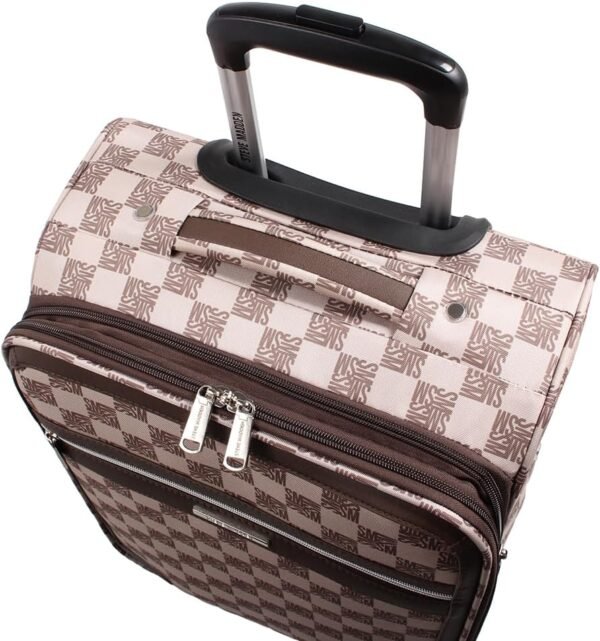 Steve Madden Luggage Set 4 Piece- Softside Expandable Lightweight Suitcase Set With 360 Spinner Wheels - Image 5