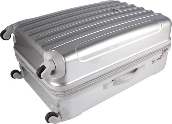 kensie Women's Alma Hardside Spinner Luggage, Silver, 3-Piece Set (20/24/28) - Image 8