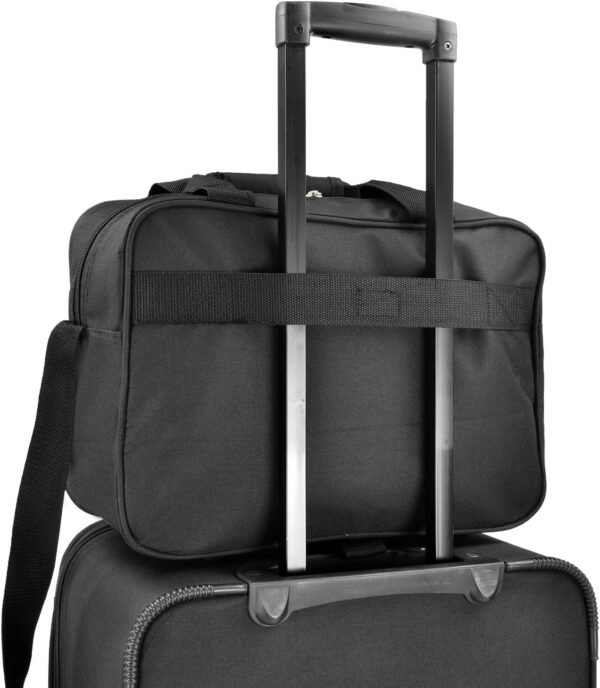 U.S. Traveler New Yorker Lightweight Softside Expandable Travel Rolling Luggage, Blue, 4-Piece Set (15/21/25/29) - Image 12