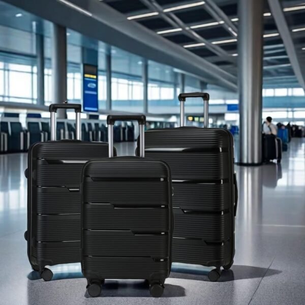 LEDAOU Luggage Sets 3 Piece Suitcase Set with 7 Set Packing Cubes Carry On Luggage with Tsa Locks Spinner Wheels for Travel (20/24/28) - Image 3