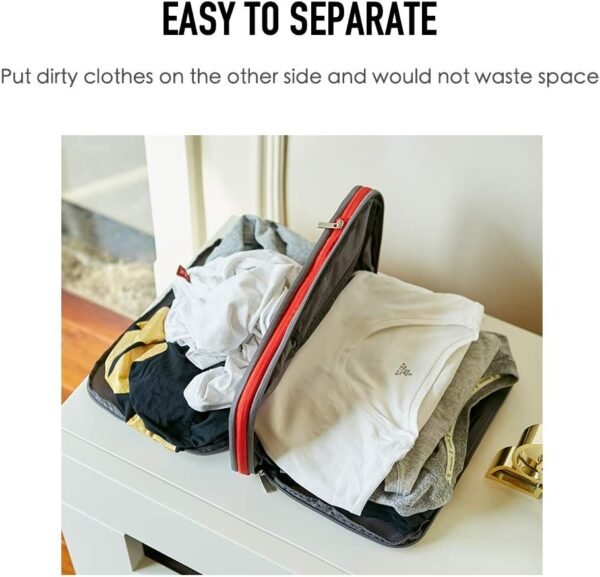 Waterproof Compression Packing Cubes,Travel Packing organizers for Carry on Luggage,Backpacking, Suitcases - Image 8