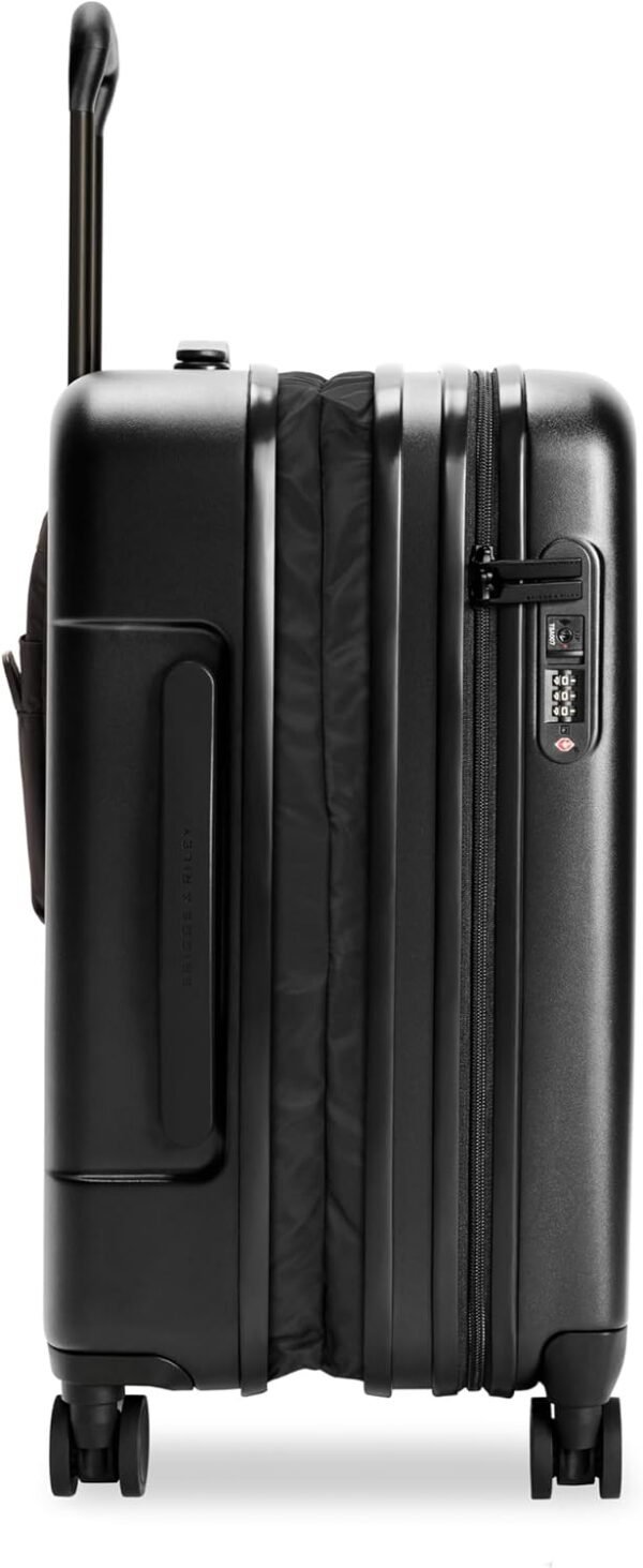 Briggs & Riley Sympatico Hardside Luggage, Black, 22" Essential Carry-On - Image 10