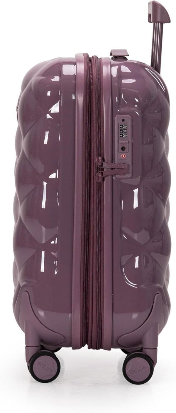 Travelers Club Women's Alluring 3 Piece Luggage Set, Wistful Mauve - Image 9