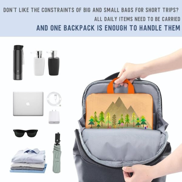6 Set Boho Compression Packing Cubes Compressed Storage Bags for Carry on Suitcases Packaging Luggage Bags Organizers for Travel - Image 10