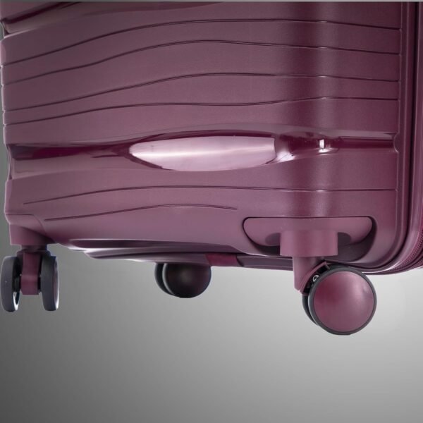 Hardshell Luggage 3 Piece Set, Lightweight Expandable Suitcase Set with Wheels 360° Spinner & TSA Lock (20/25/29 inch, Purple) - Image 6