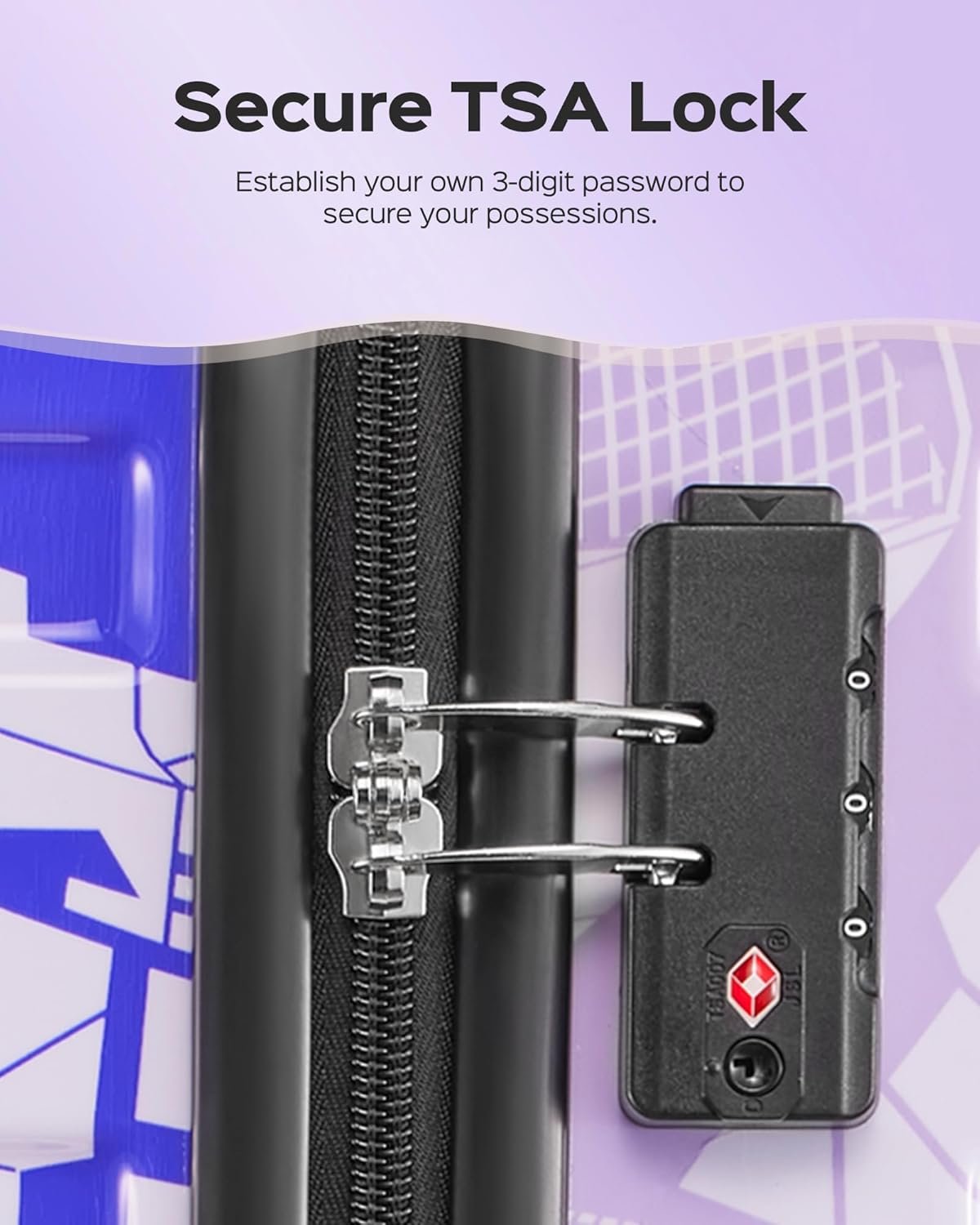 Suitour Luggage sets 2 piece,Hardside Lightweight 20 inch Carry on Suitcase and 28 inch Luggage with Spinner Wheels(20in/28in) - Image 10