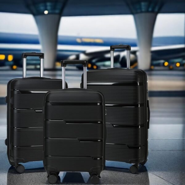 LEDAOU Luggage Sets 3 Piece Suitcase Set with 7 Set Packing Cubes Carry On Luggage with Tsa Locks Spinner Wheels for Travel (20/24/28) - Image 4