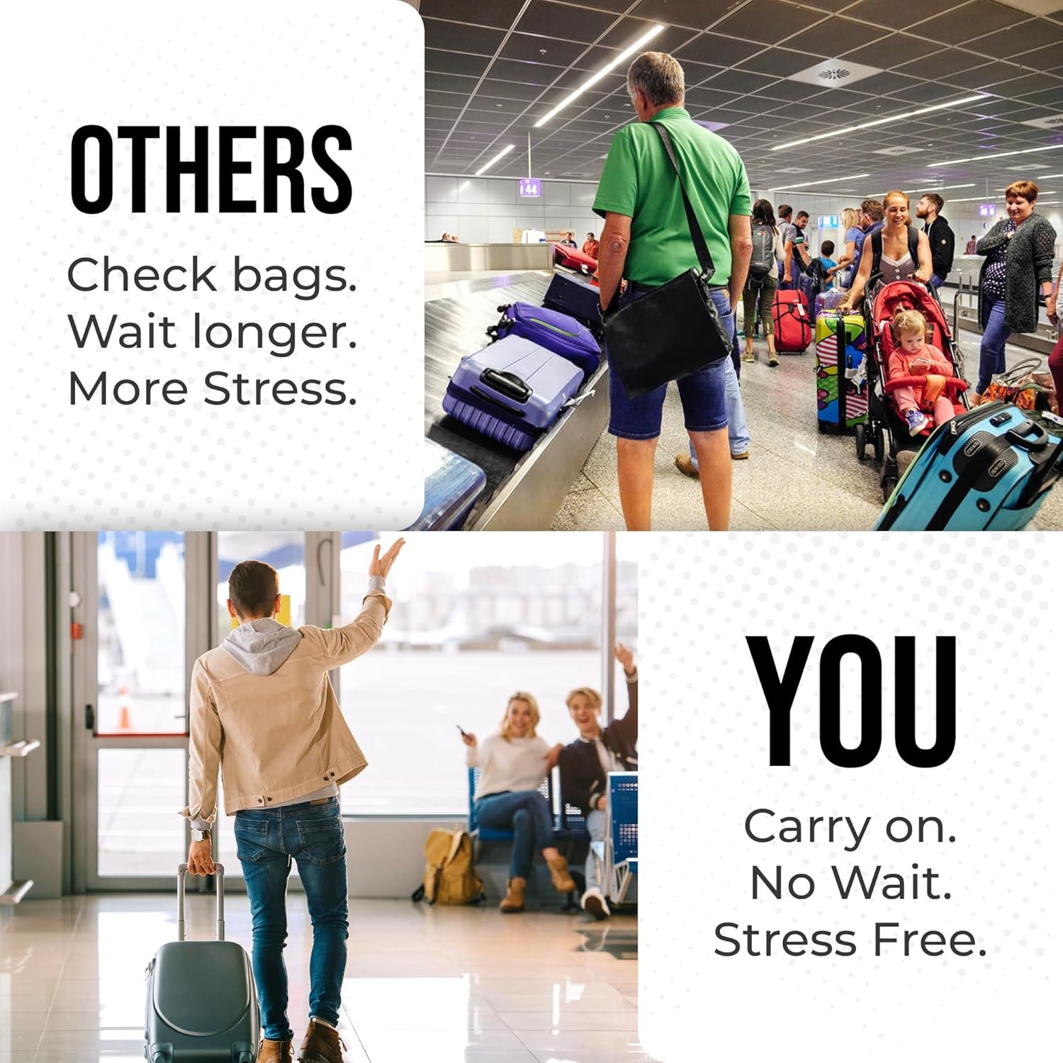 Voyaj Hanging Suitcase Organizer for Travel - Carry On Closet, Luggage Organizers, Travel Organizer - Easily Fits Carry On for Wrinkle Free Packing - Image 9