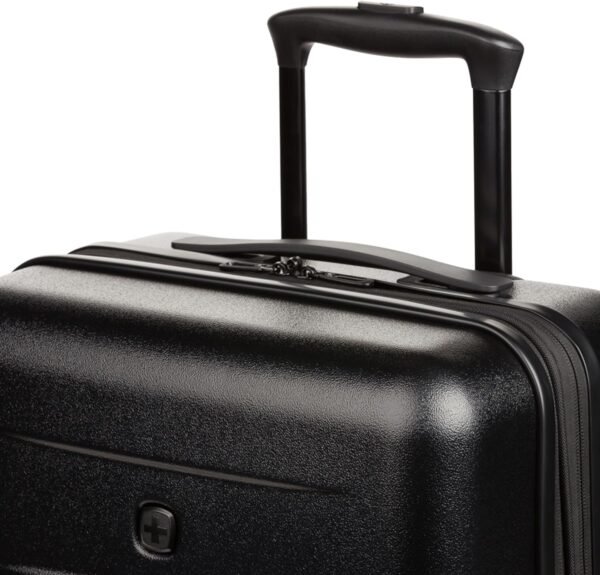 SwissGear 8020 Eclipse Hardside Expandable Luggage with Spinner Wheels, Black, Carry-On 18-Inch - Image 9