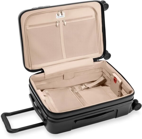 Briggs & Riley Sympatico Hardside Luggage, Black, 22" Essential Carry-On - Image 7