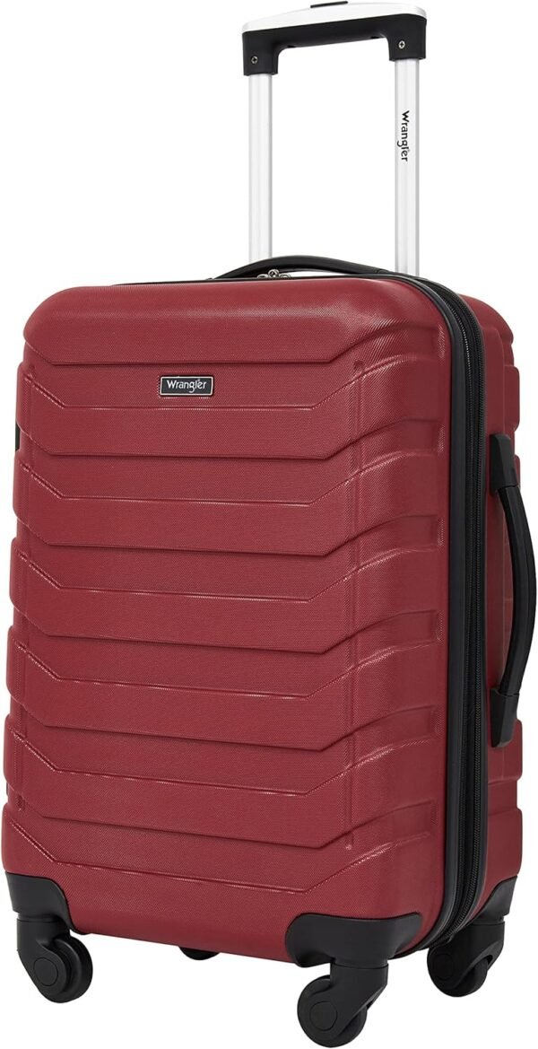 Wrangler Elysium Luggage & Packing Cubes, Red, 4 Piece Set - Image 10