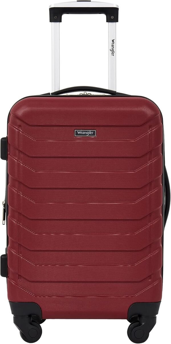 Wrangler Elysium Luggage & Packing Cubes, Red, 4 Piece Set - Image 12