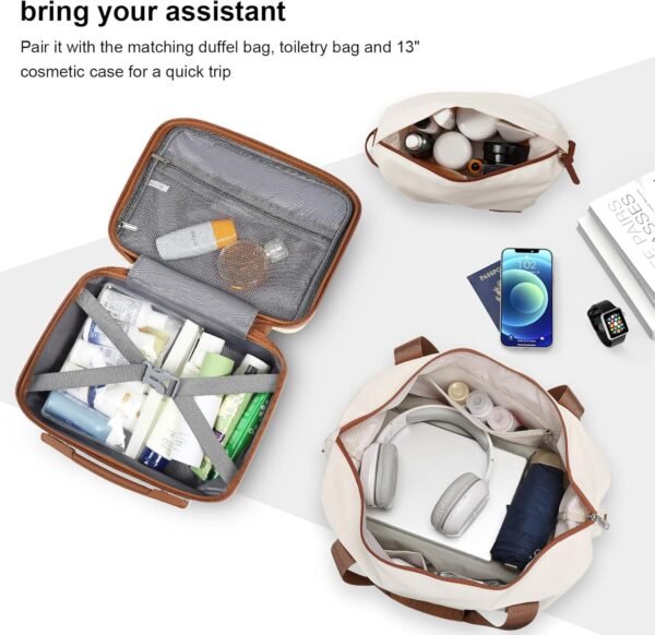Joyway Luggage Set 7 Piece Suitcase Sets with Spinner Wheel,Hardside Expandable Travel Laggage with TSA Lock (18/20/24/28 White - Image 7