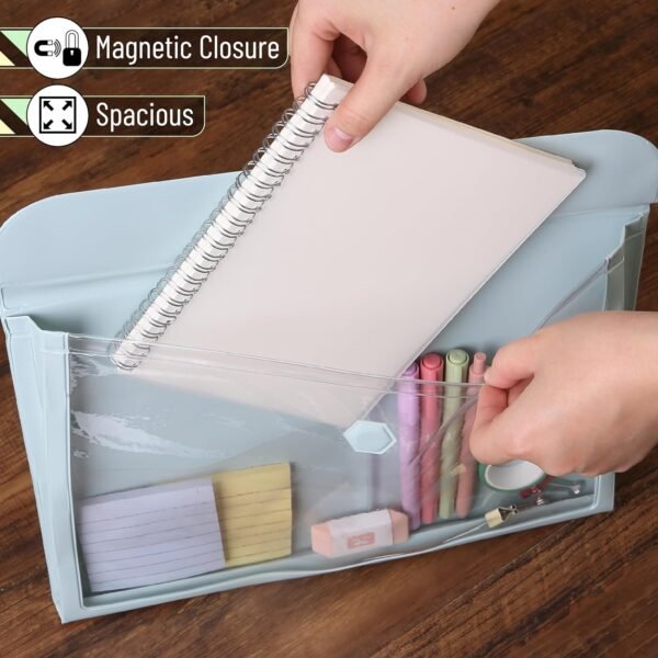 Mr. Pen- File Folder, Travel Folder for Documents, Document Organizer, Folders for Documents, File Folders, Documents Organizer, Office Folders, School Folders, Document Holder for Traveling - Image 5