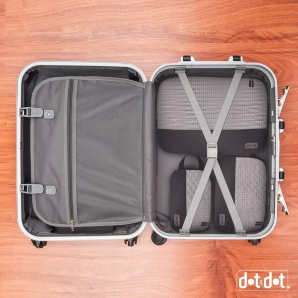 Packing Compression Cubes - 5pc Compression Packing Cubes Travel - Efficient Packing Cubes Compression and Ultimate Compression Packing Cubes for Carry On - Compression Cubes for Ultimate Space-Saving - Image 9