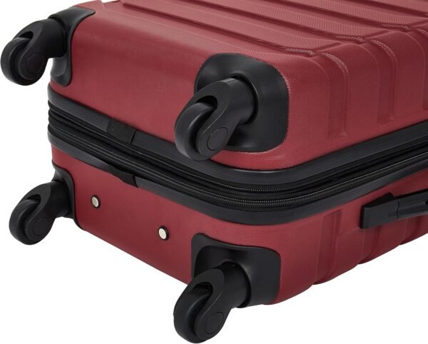Wrangler Elysium Luggage & Packing Cubes, Red, 4 Piece Set - Image 7