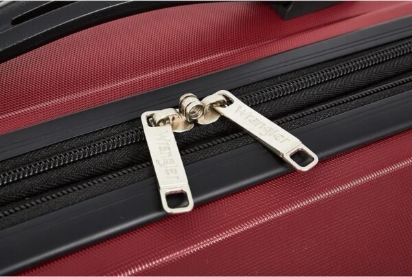 Wrangler Elysium Luggage & Packing Cubes, Red, 4 Piece Set - Image 8