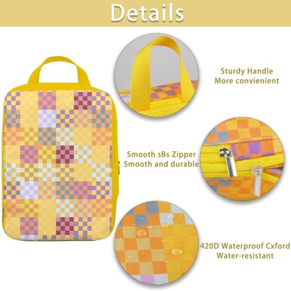 8 Pcs Compression Packing Cubes for Travel Luggage, Lightweight Suitcase Organizer Bags Set, Compression Packaging Cube for Travel Essentials, Packing Cubes for Carry on Suitcase - Image 5
