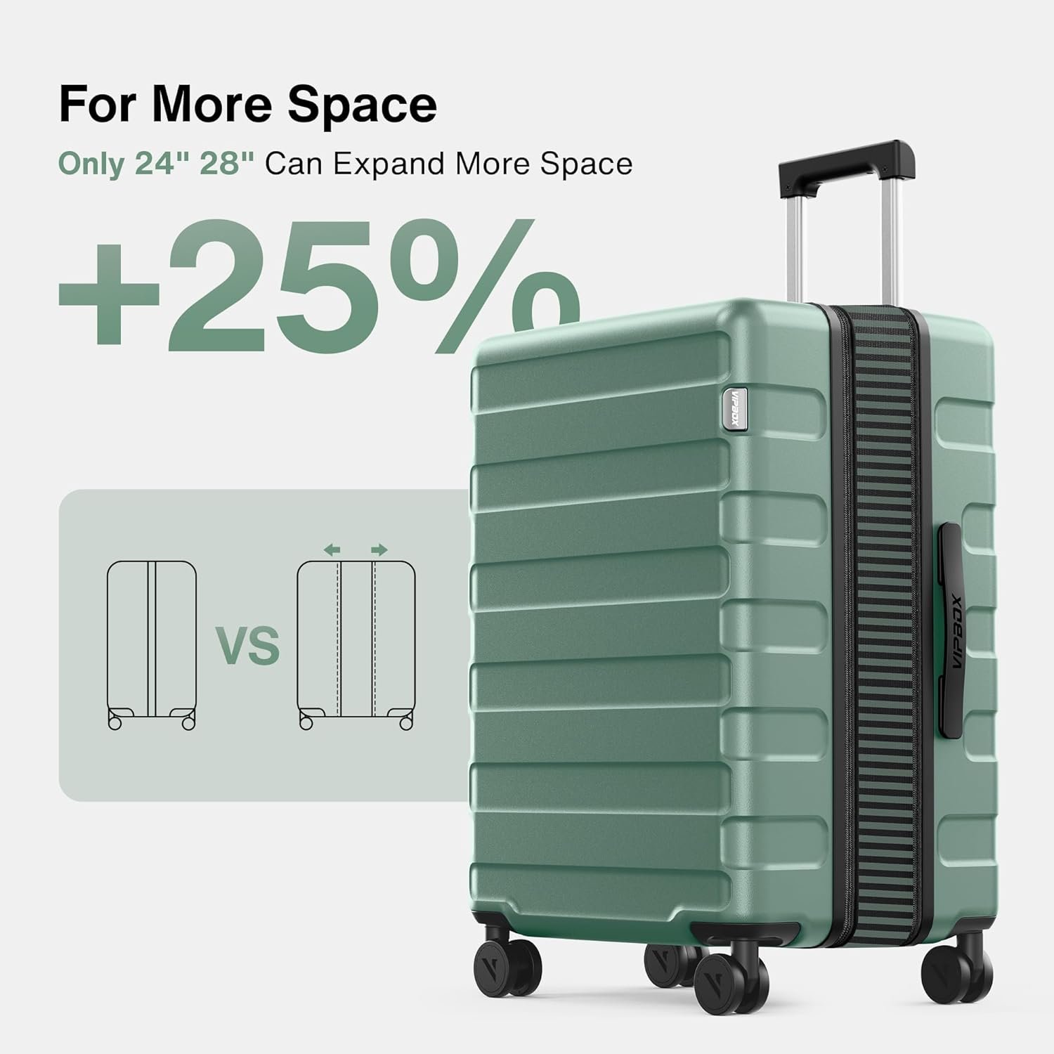 Luggage Sets 3 Piece (3-YEARS VIP SERVICE) Hardside Colorful Set Expandable Lightweight Polycarbonate Travel Suitcase with Wheels x1 TSA Approved Lock for Family, Couple, Sisters, Brothers - Image 7